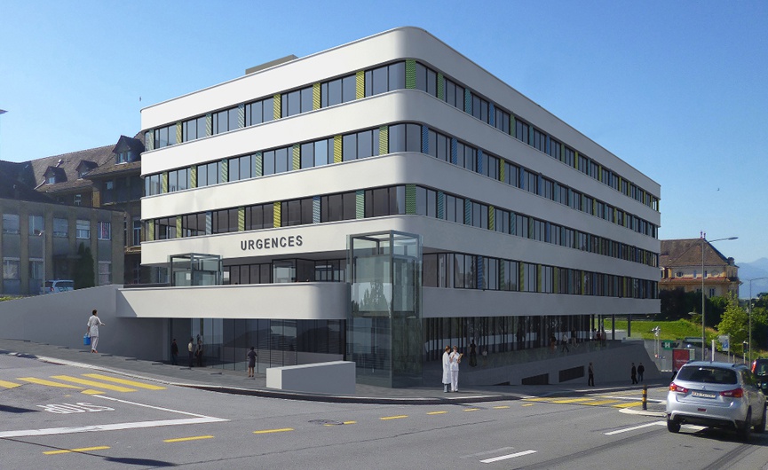 Nouveau projet CHUV (Hôpital des Enfants), Lausanne