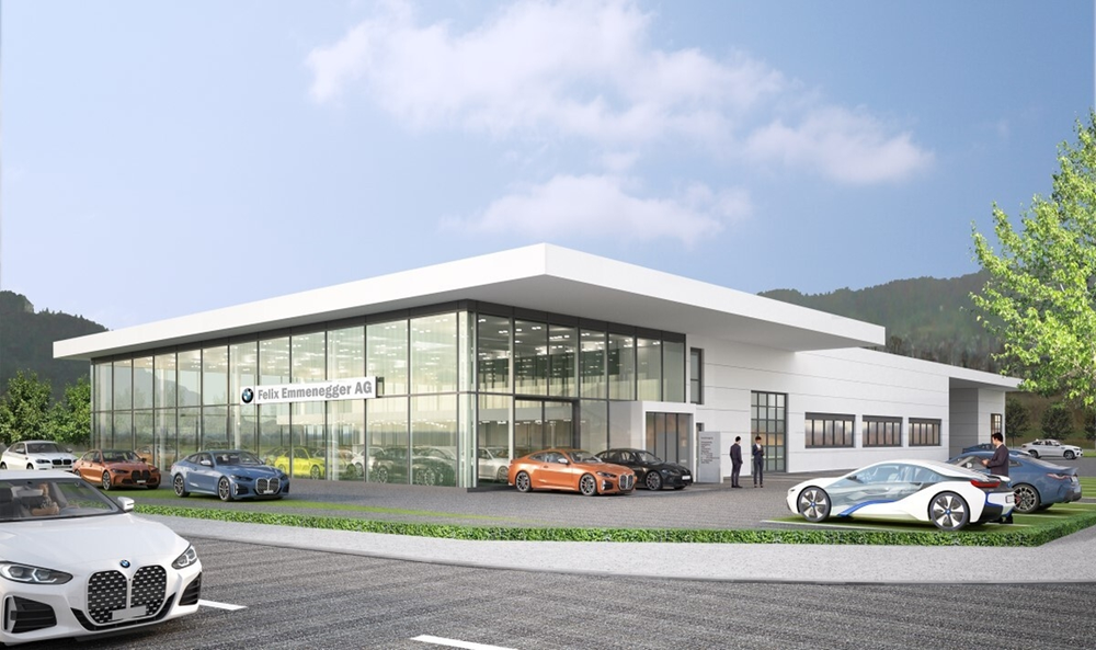 Neuer Auftrag BMW Garage Emmenegger, Gebenstorf